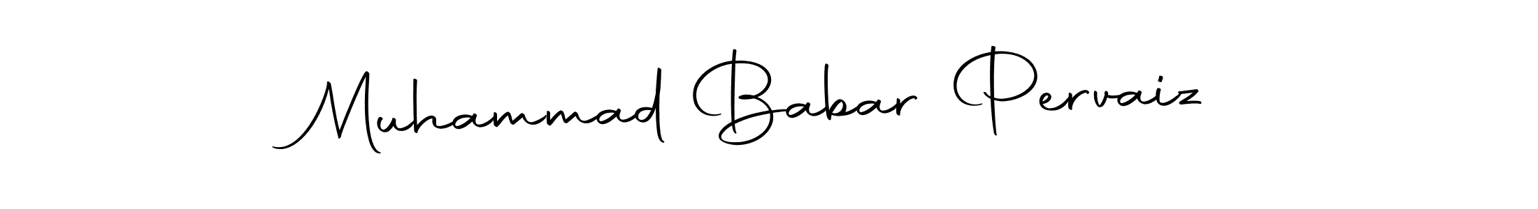 This is the best signature style for the Muhammad Babar Pervaiz name. Also you like these signature font (Autography-DOLnW). Mix name signature. Muhammad Babar Pervaiz signature style 10 images and pictures png