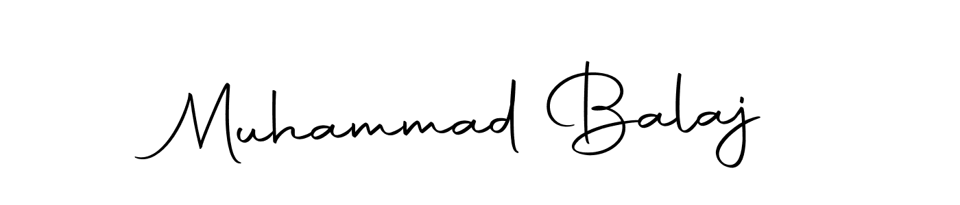 Create a beautiful signature design for name Muhammad Balaj. With this signature (Autography-DOLnW) fonts, you can make a handwritten signature for free. Muhammad Balaj signature style 10 images and pictures png