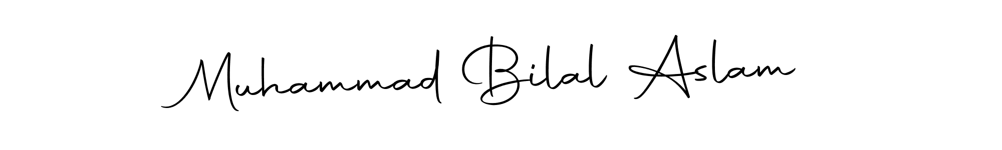 Design your own signature with our free online signature maker. With this signature software, you can create a handwritten (Autography-DOLnW) signature for name Muhammad Bilal Aslam. Muhammad Bilal Aslam signature style 10 images and pictures png