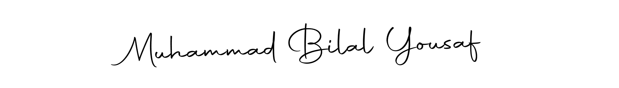 You should practise on your own different ways (Autography-DOLnW) to write your name (Muhammad Bilal Yousaf) in signature. don't let someone else do it for you. Muhammad Bilal Yousaf signature style 10 images and pictures png