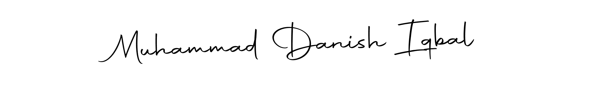 Create a beautiful signature design for name Muhammad Danish Iqbal. With this signature (Autography-DOLnW) fonts, you can make a handwritten signature for free. Muhammad Danish Iqbal signature style 10 images and pictures png