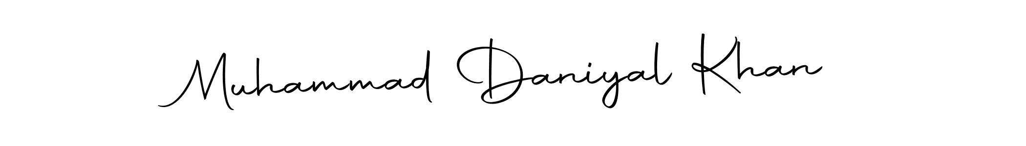 This is the best signature style for the Muhammad Daniyal Khan name. Also you like these signature font (Autography-DOLnW). Mix name signature. Muhammad Daniyal Khan signature style 10 images and pictures png