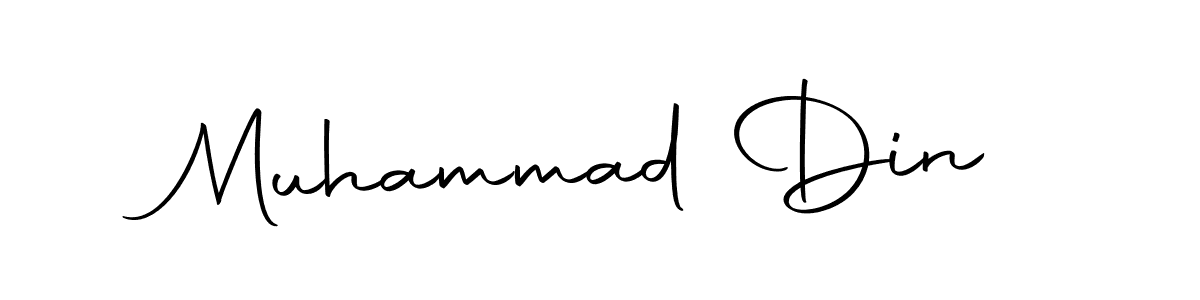 Also we have Muhammad Din name is the best signature style. Create professional handwritten signature collection using Autography-DOLnW autograph style. Muhammad Din signature style 10 images and pictures png