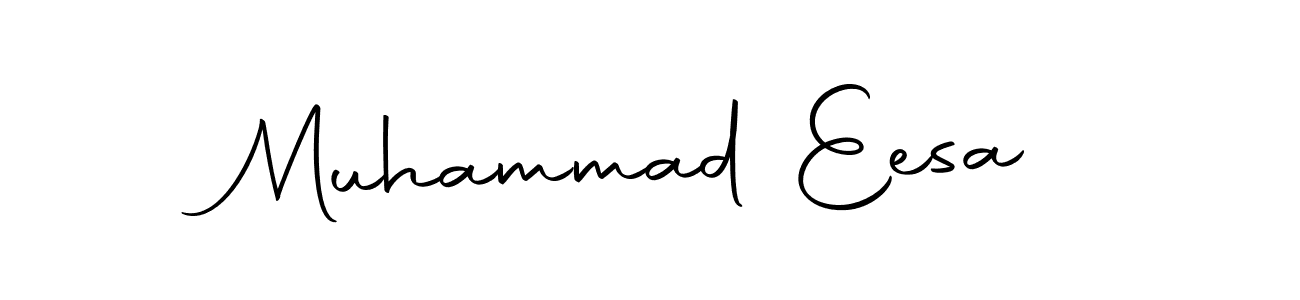 Use a signature maker to create a handwritten signature online. With this signature software, you can design (Autography-DOLnW) your own signature for name Muhammad Eesa. Muhammad Eesa signature style 10 images and pictures png