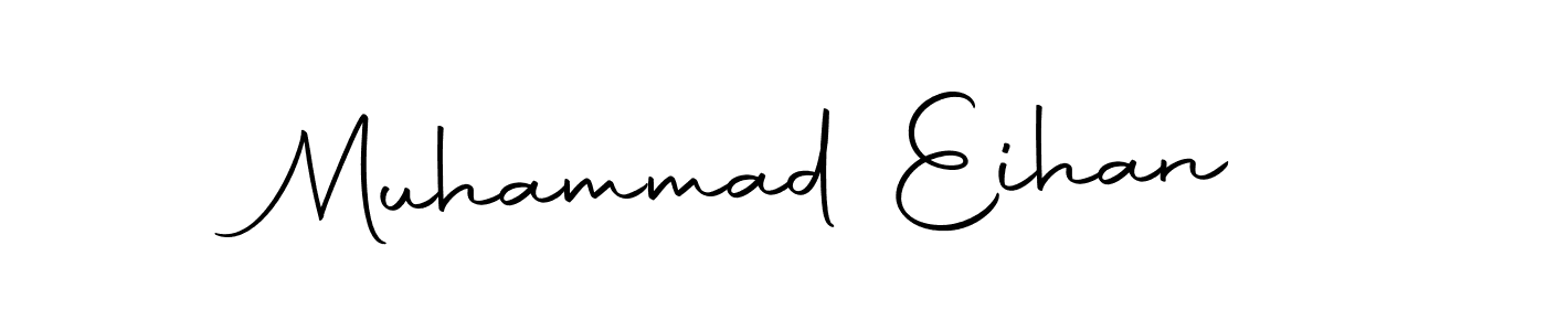 Use a signature maker to create a handwritten signature online. With this signature software, you can design (Autography-DOLnW) your own signature for name Muhammad Eihan. Muhammad Eihan signature style 10 images and pictures png