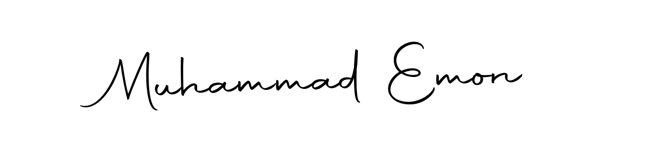 if you are searching for the best signature style for your name Muhammad Emon. so please give up your signature search. here we have designed multiple signature styles  using Autography-DOLnW. Muhammad Emon signature style 10 images and pictures png