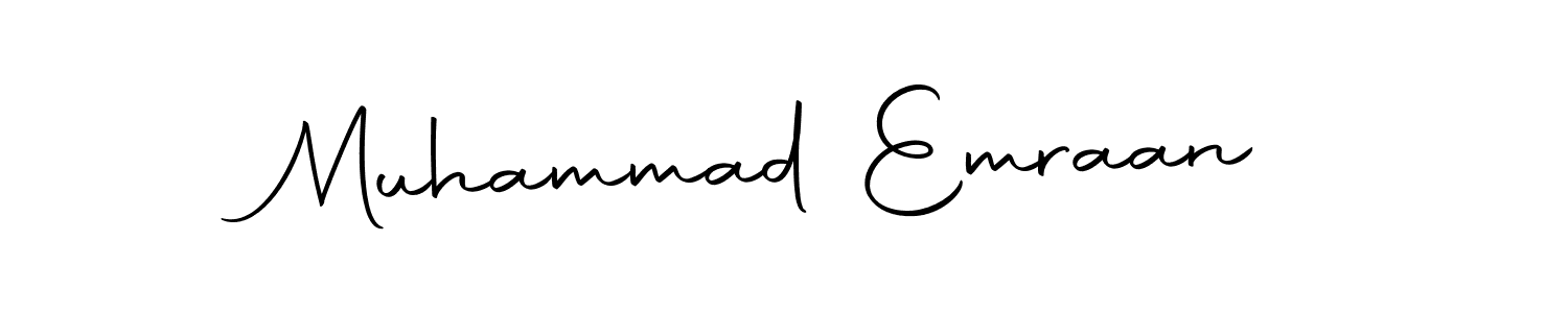 Make a beautiful signature design for name Muhammad Emraan. With this signature (Autography-DOLnW) style, you can create a handwritten signature for free. Muhammad Emraan signature style 10 images and pictures png