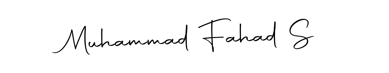 Make a short Muhammad Fahad S signature style. Manage your documents anywhere anytime using Autography-DOLnW. Create and add eSignatures, submit forms, share and send files easily. Muhammad Fahad S signature style 10 images and pictures png