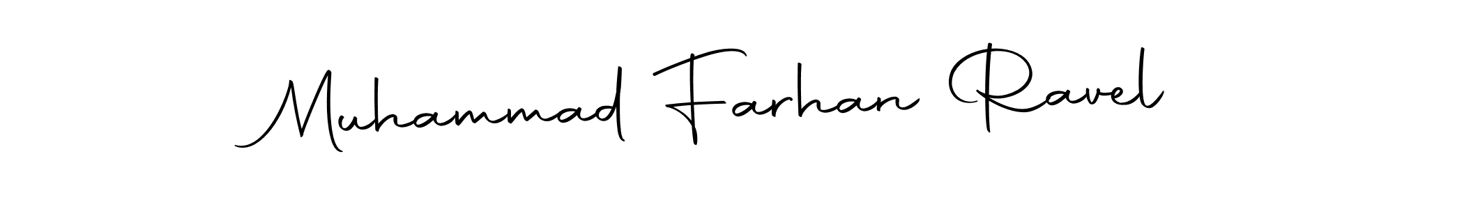 Make a beautiful signature design for name Muhammad Farhan Ravel. Use this online signature maker to create a handwritten signature for free. Muhammad Farhan Ravel signature style 10 images and pictures png