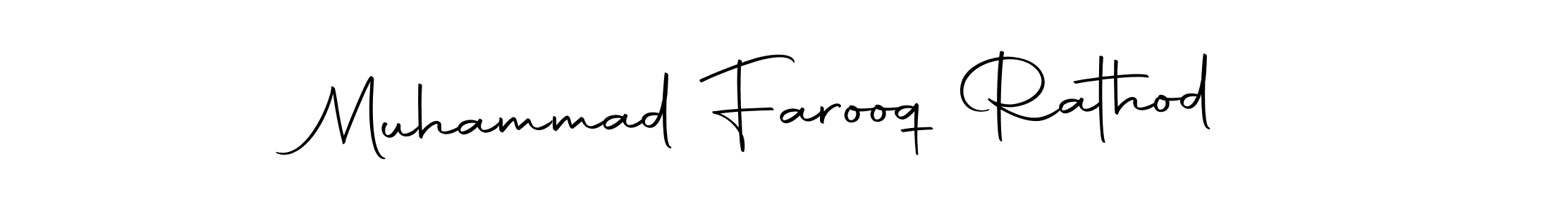 Also we have Muhammad Farooq Rathod name is the best signature style. Create professional handwritten signature collection using Autography-DOLnW autograph style. Muhammad Farooq Rathod signature style 10 images and pictures png