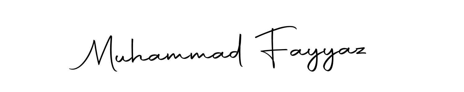 Create a beautiful signature design for name Muhammad Fayyaz. With this signature (Autography-DOLnW) fonts, you can make a handwritten signature for free. Muhammad Fayyaz signature style 10 images and pictures png