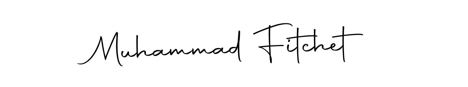 Muhammad Fitchet stylish signature style. Best Handwritten Sign (Autography-DOLnW) for my name. Handwritten Signature Collection Ideas for my name Muhammad Fitchet. Muhammad Fitchet signature style 10 images and pictures png