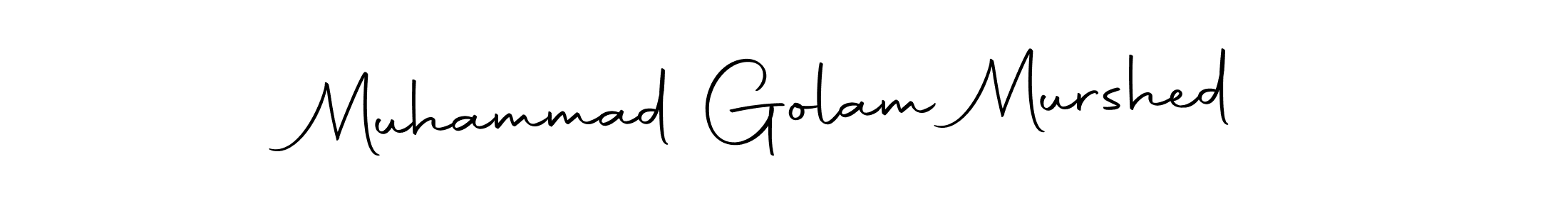 You should practise on your own different ways (Autography-DOLnW) to write your name (Muhammad Golam Murshed) in signature. don't let someone else do it for you. Muhammad Golam Murshed signature style 10 images and pictures png