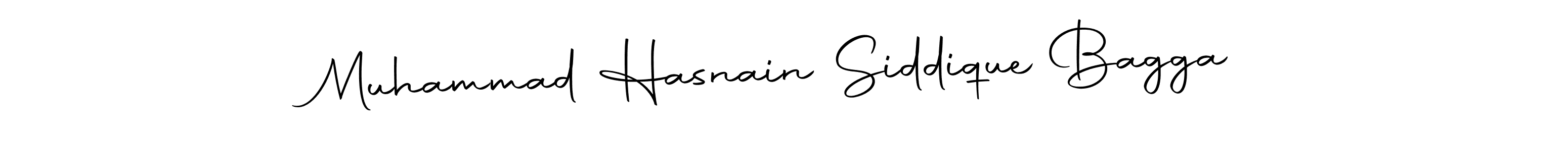 You can use this online signature creator to create a handwritten signature for the name Muhammad Hasnain Siddique Bagga. This is the best online autograph maker. Muhammad Hasnain Siddique Bagga signature style 10 images and pictures png