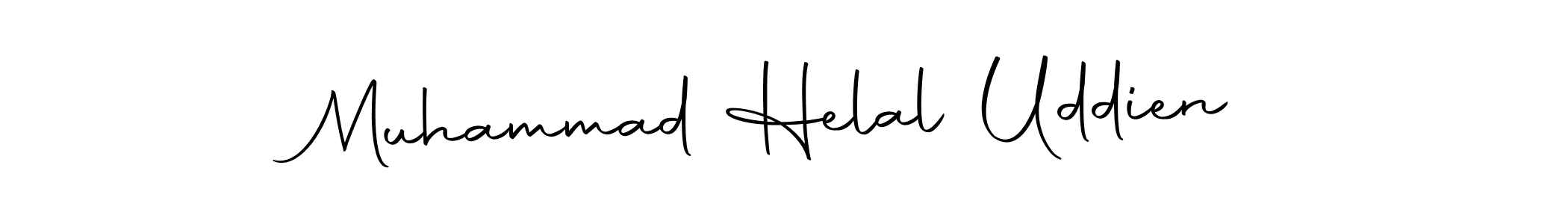 How to make Muhammad Helal Uddien signature? Autography-DOLnW is a professional autograph style. Create handwritten signature for Muhammad Helal Uddien name. Muhammad Helal Uddien signature style 10 images and pictures png