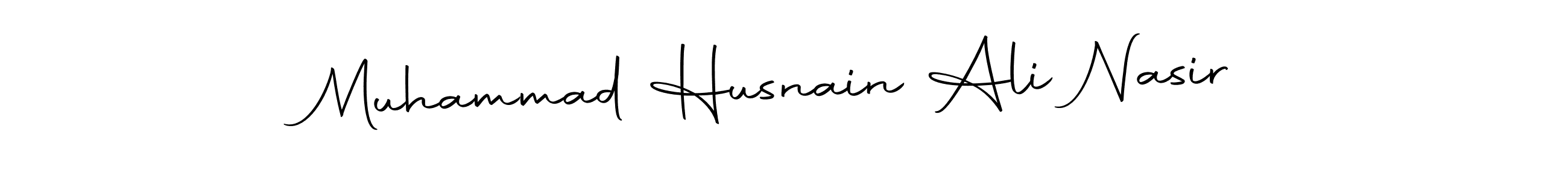 Design your own signature with our free online signature maker. With this signature software, you can create a handwritten (Autography-DOLnW) signature for name Muhammad Husnain Ali Nasir. Muhammad Husnain Ali Nasir signature style 10 images and pictures png