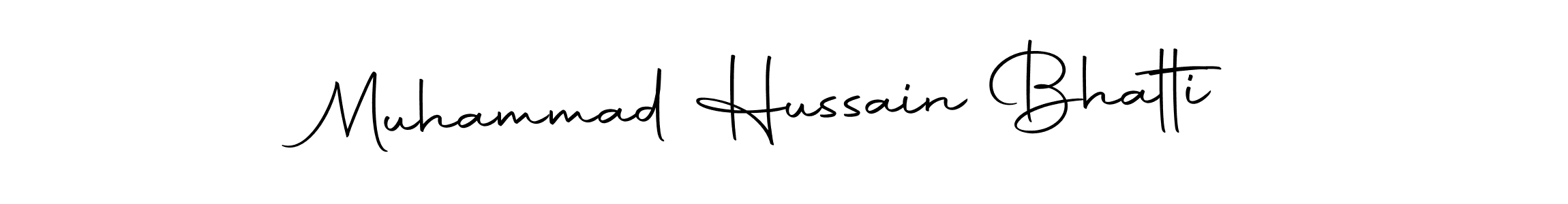 Also we have Muhammad Hussain Bhatti name is the best signature style. Create professional handwritten signature collection using Autography-DOLnW autograph style. Muhammad Hussain Bhatti signature style 10 images and pictures png