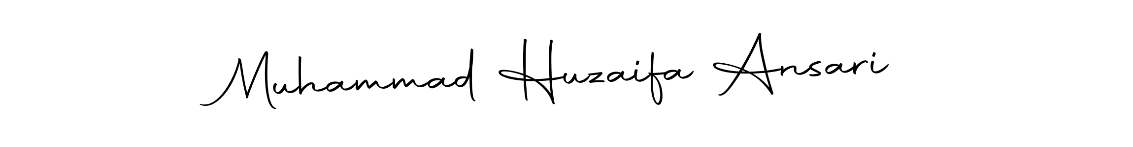 Design your own signature with our free online signature maker. With this signature software, you can create a handwritten (Autography-DOLnW) signature for name Muhammad Huzaifa Ansari. Muhammad Huzaifa Ansari signature style 10 images and pictures png