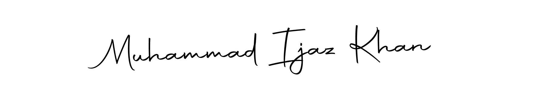 Design your own signature with our free online signature maker. With this signature software, you can create a handwritten (Autography-DOLnW) signature for name Muhammad Ijaz Khan. Muhammad Ijaz Khan signature style 10 images and pictures png