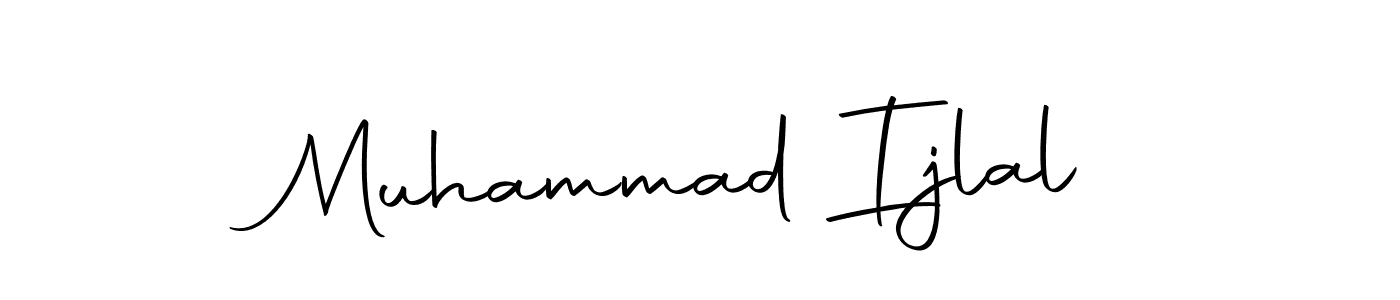 Design your own signature with our free online signature maker. With this signature software, you can create a handwritten (Autography-DOLnW) signature for name Muhammad Ijlal. Muhammad Ijlal signature style 10 images and pictures png