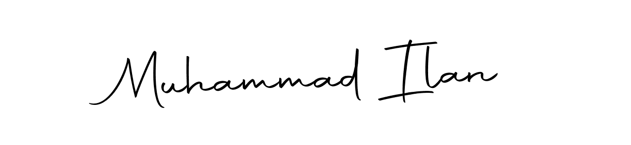 Create a beautiful signature design for name Muhammad Ilan. With this signature (Autography-DOLnW) fonts, you can make a handwritten signature for free. Muhammad Ilan signature style 10 images and pictures png