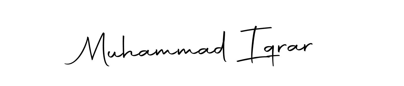 if you are searching for the best signature style for your name Muhammad Iqrar. so please give up your signature search. here we have designed multiple signature styles  using Autography-DOLnW. Muhammad Iqrar signature style 10 images and pictures png