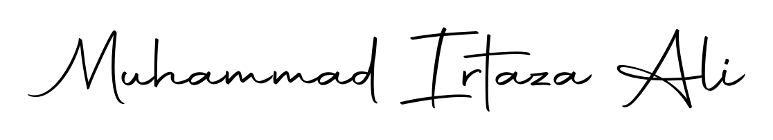 Also we have Muhammad Irtaza Ali name is the best signature style. Create professional handwritten signature collection using Autography-DOLnW autograph style. Muhammad Irtaza Ali signature style 10 images and pictures png