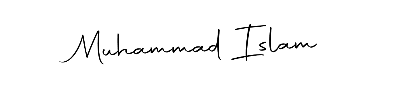 Also we have Muhammad Islam name is the best signature style. Create professional handwritten signature collection using Autography-DOLnW autograph style. Muhammad Islam signature style 10 images and pictures png