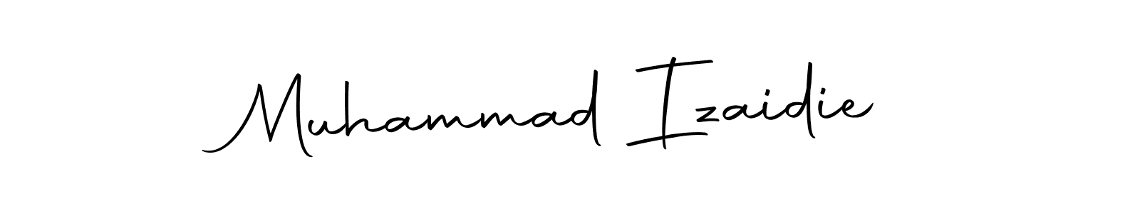 Make a short Muhammad Izaidie signature style. Manage your documents anywhere anytime using Autography-DOLnW. Create and add eSignatures, submit forms, share and send files easily. Muhammad Izaidie signature style 10 images and pictures png