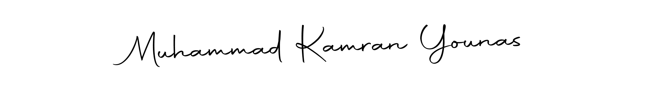 Create a beautiful signature design for name Muhammad Kamran Younas. With this signature (Autography-DOLnW) fonts, you can make a handwritten signature for free. Muhammad Kamran Younas signature style 10 images and pictures png