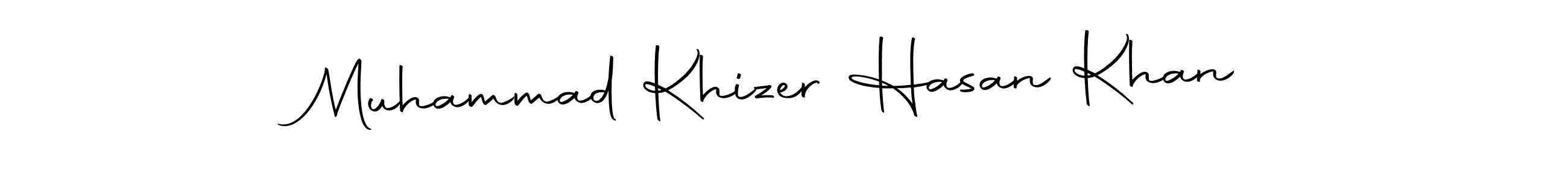 This is the best signature style for the Muhammad Khizer Hasan Khan name. Also you like these signature font (Autography-DOLnW). Mix name signature. Muhammad Khizer Hasan Khan signature style 10 images and pictures png