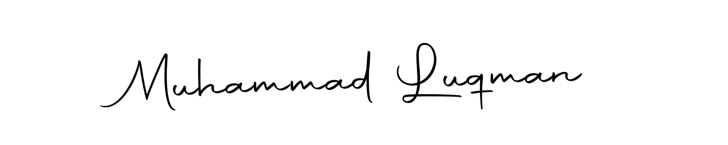 You should practise on your own different ways (Autography-DOLnW) to write your name (Muhammad Luqman) in signature. don't let someone else do it for you. Muhammad Luqman signature style 10 images and pictures png