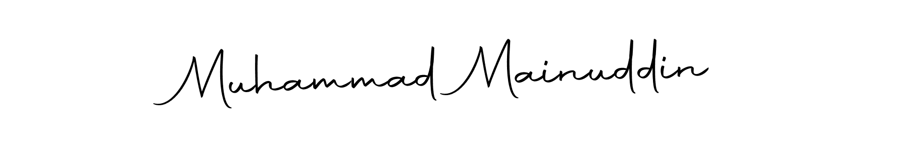 Also You can easily find your signature by using the search form. We will create Muhammad Mainuddin name handwritten signature images for you free of cost using Autography-DOLnW sign style. Muhammad Mainuddin signature style 10 images and pictures png