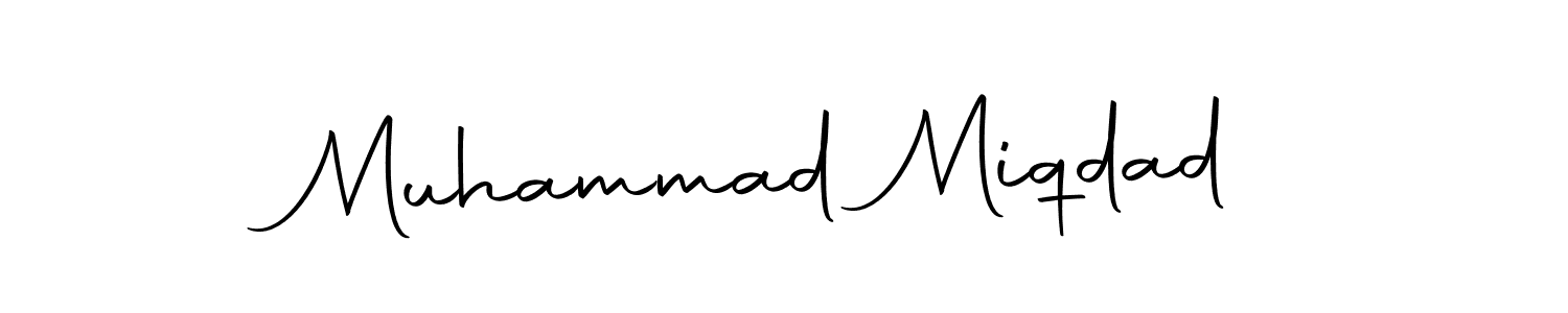 Autography-DOLnW is a professional signature style that is perfect for those who want to add a touch of class to their signature. It is also a great choice for those who want to make their signature more unique. Get Muhammad Miqdad name to fancy signature for free. Muhammad Miqdad signature style 10 images and pictures png