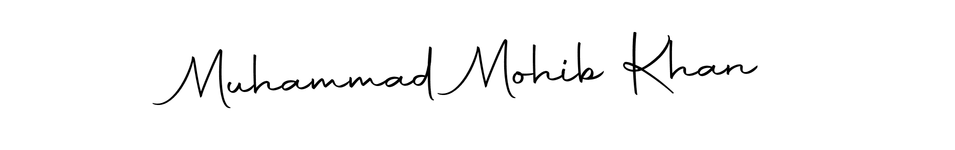 Make a beautiful signature design for name Muhammad Mohib Khan. Use this online signature maker to create a handwritten signature for free. Muhammad Mohib Khan signature style 10 images and pictures png