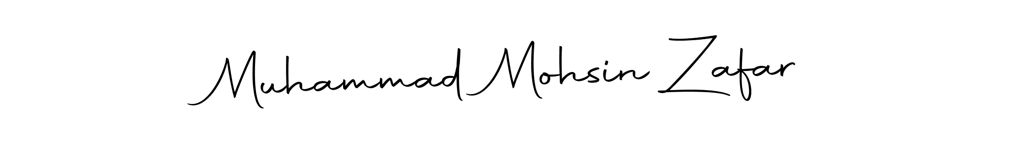Make a beautiful signature design for name Muhammad Mohsin Zafar. With this signature (Autography-DOLnW) style, you can create a handwritten signature for free. Muhammad Mohsin Zafar signature style 10 images and pictures png