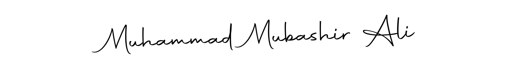 Make a beautiful signature design for name Muhammad Mubashir Ali. With this signature (Autography-DOLnW) style, you can create a handwritten signature for free. Muhammad Mubashir Ali signature style 10 images and pictures png