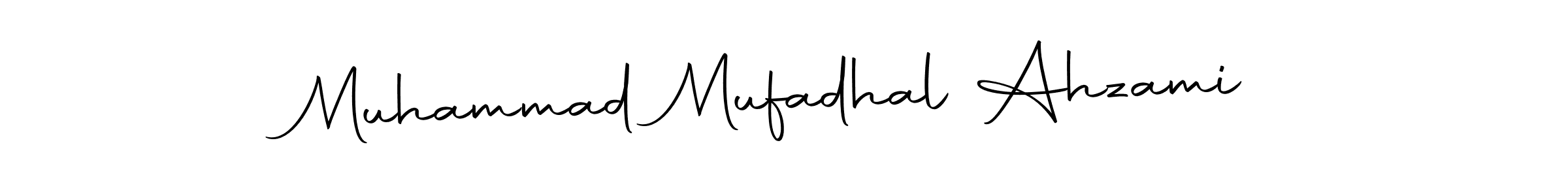 The best way (Autography-DOLnW) to make a short signature is to pick only two or three words in your name. The name Muhammad Mufadhal Ahzami include a total of six letters. For converting this name. Muhammad Mufadhal Ahzami signature style 10 images and pictures png