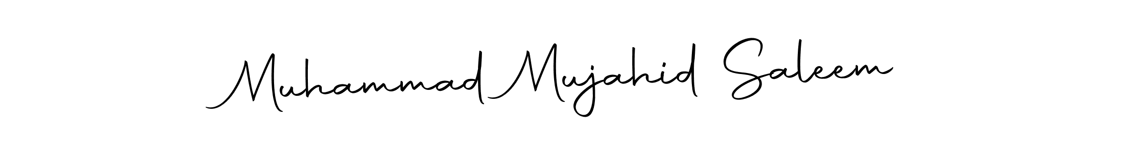 You can use this online signature creator to create a handwritten signature for the name Muhammad Mujahid Saleem. This is the best online autograph maker. Muhammad Mujahid Saleem signature style 10 images and pictures png