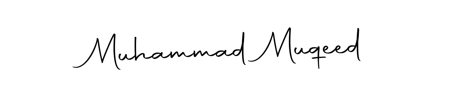 Also we have Muhammad Muqeed name is the best signature style. Create professional handwritten signature collection using Autography-DOLnW autograph style. Muhammad Muqeed signature style 10 images and pictures png