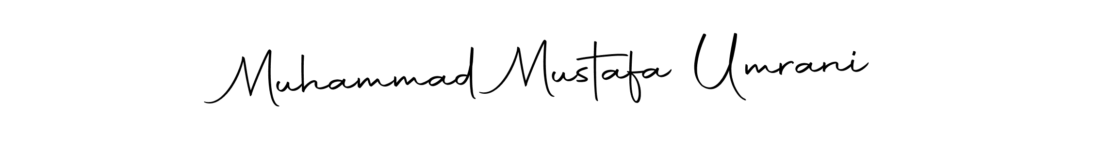 Also we have Muhammad Mustafa Umrani name is the best signature style. Create professional handwritten signature collection using Autography-DOLnW autograph style. Muhammad Mustafa Umrani signature style 10 images and pictures png