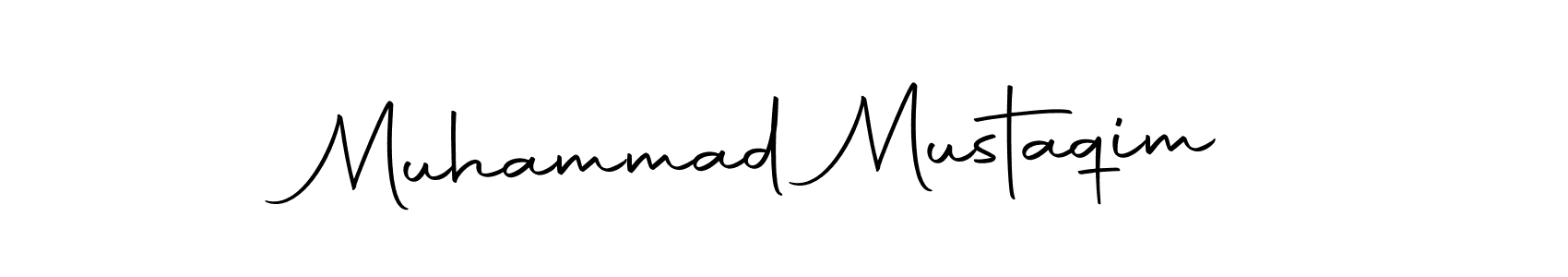 Also we have Muhammad Mustaqim name is the best signature style. Create professional handwritten signature collection using Autography-DOLnW autograph style. Muhammad Mustaqim signature style 10 images and pictures png