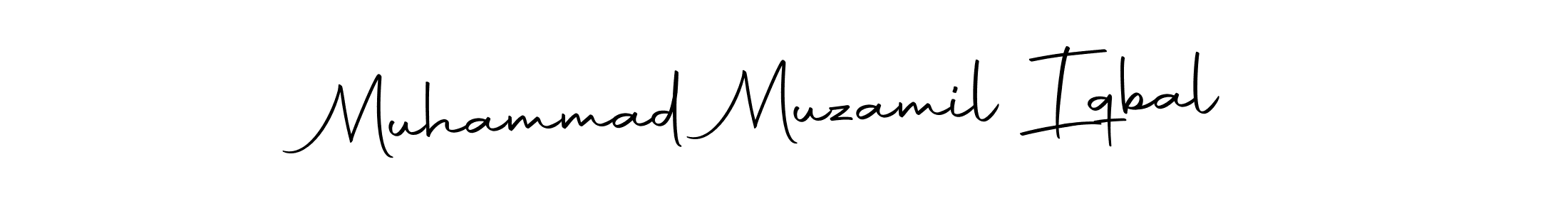 How to make Muhammad Muzamil Iqbal signature? Autography-DOLnW is a professional autograph style. Create handwritten signature for Muhammad Muzamil Iqbal name. Muhammad Muzamil Iqbal signature style 10 images and pictures png