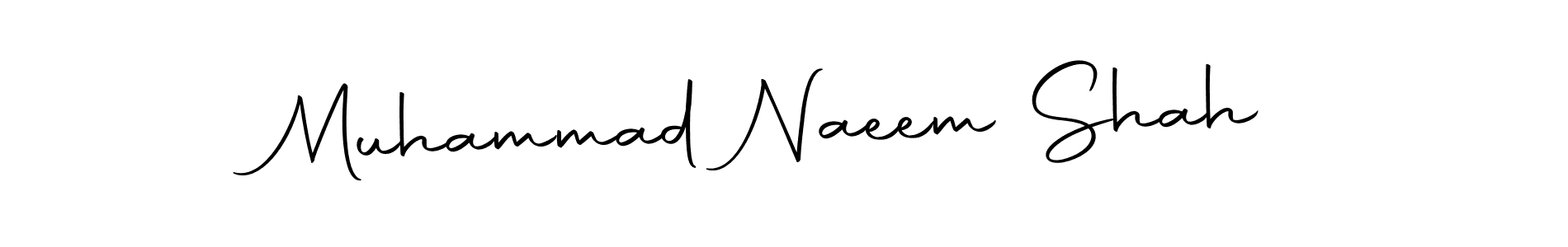 Design your own signature with our free online signature maker. With this signature software, you can create a handwritten (Autography-DOLnW) signature for name Muhammad Naeem Shah. Muhammad Naeem Shah signature style 10 images and pictures png