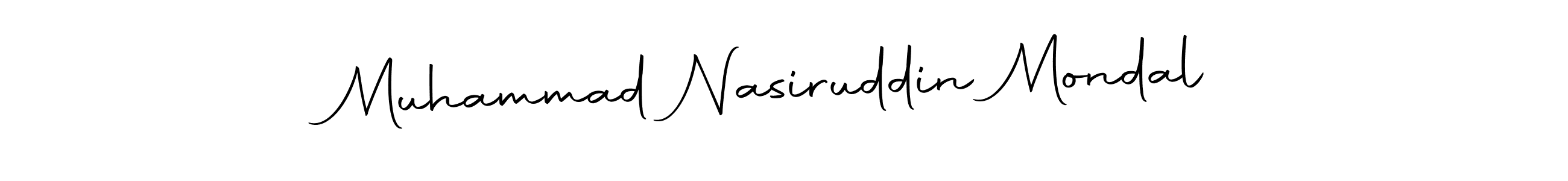 You should practise on your own different ways (Autography-DOLnW) to write your name (Muhammad Nasiruddin Mondal) in signature. don't let someone else do it for you. Muhammad Nasiruddin Mondal signature style 10 images and pictures png
