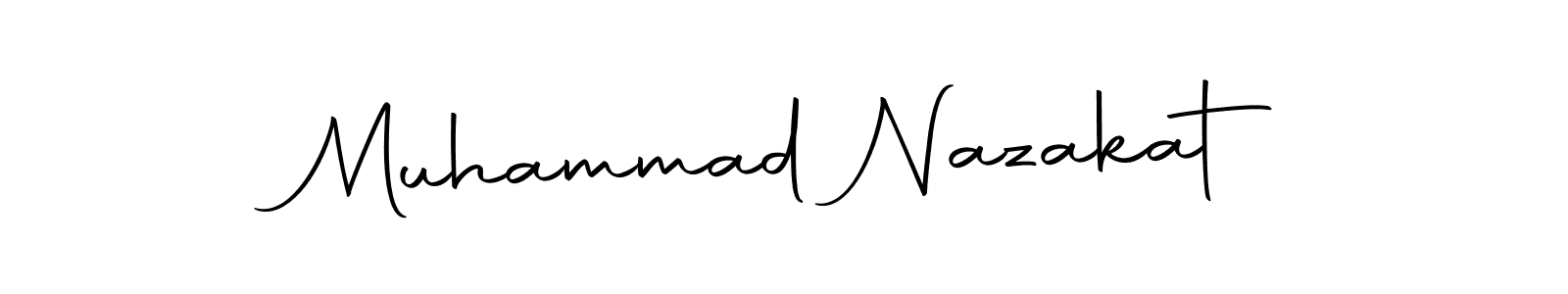 Make a beautiful signature design for name Muhammad Nazakat. With this signature (Autography-DOLnW) style, you can create a handwritten signature for free. Muhammad Nazakat signature style 10 images and pictures png