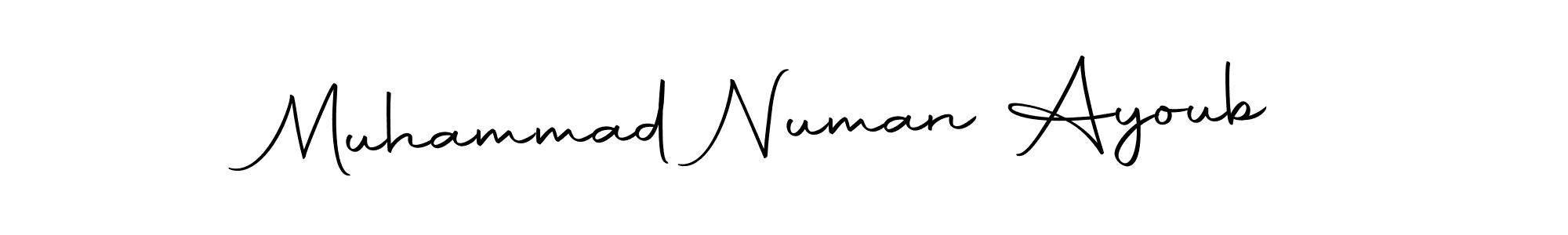 Make a beautiful signature design for name Muhammad Numan Ayoub. With this signature (Autography-DOLnW) style, you can create a handwritten signature for free. Muhammad Numan Ayoub signature style 10 images and pictures png