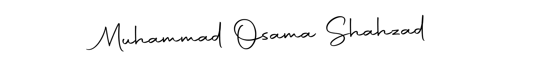 How to make Muhammad Osama Shahzad name signature. Use Autography-DOLnW style for creating short signs online. This is the latest handwritten sign. Muhammad Osama Shahzad signature style 10 images and pictures png