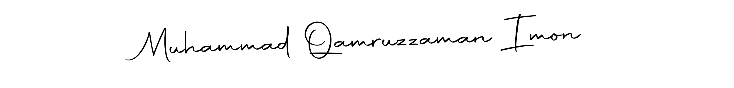 Muhammad Qamruzzaman Imon stylish signature style. Best Handwritten Sign (Autography-DOLnW) for my name. Handwritten Signature Collection Ideas for my name Muhammad Qamruzzaman Imon. Muhammad Qamruzzaman Imon signature style 10 images and pictures png