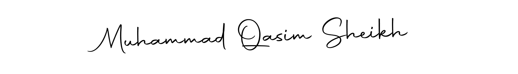 Make a beautiful signature design for name Muhammad Qasim Sheikh. With this signature (Autography-DOLnW) style, you can create a handwritten signature for free. Muhammad Qasim Sheikh signature style 10 images and pictures png